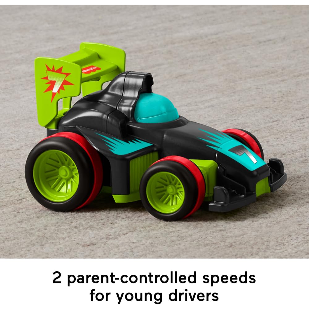 Fisher-Price Preschool Toy Remote Controlled Car My Easy RC with 2 Speeds for Kids Ages 3+ Years (Amazon Exclusive)