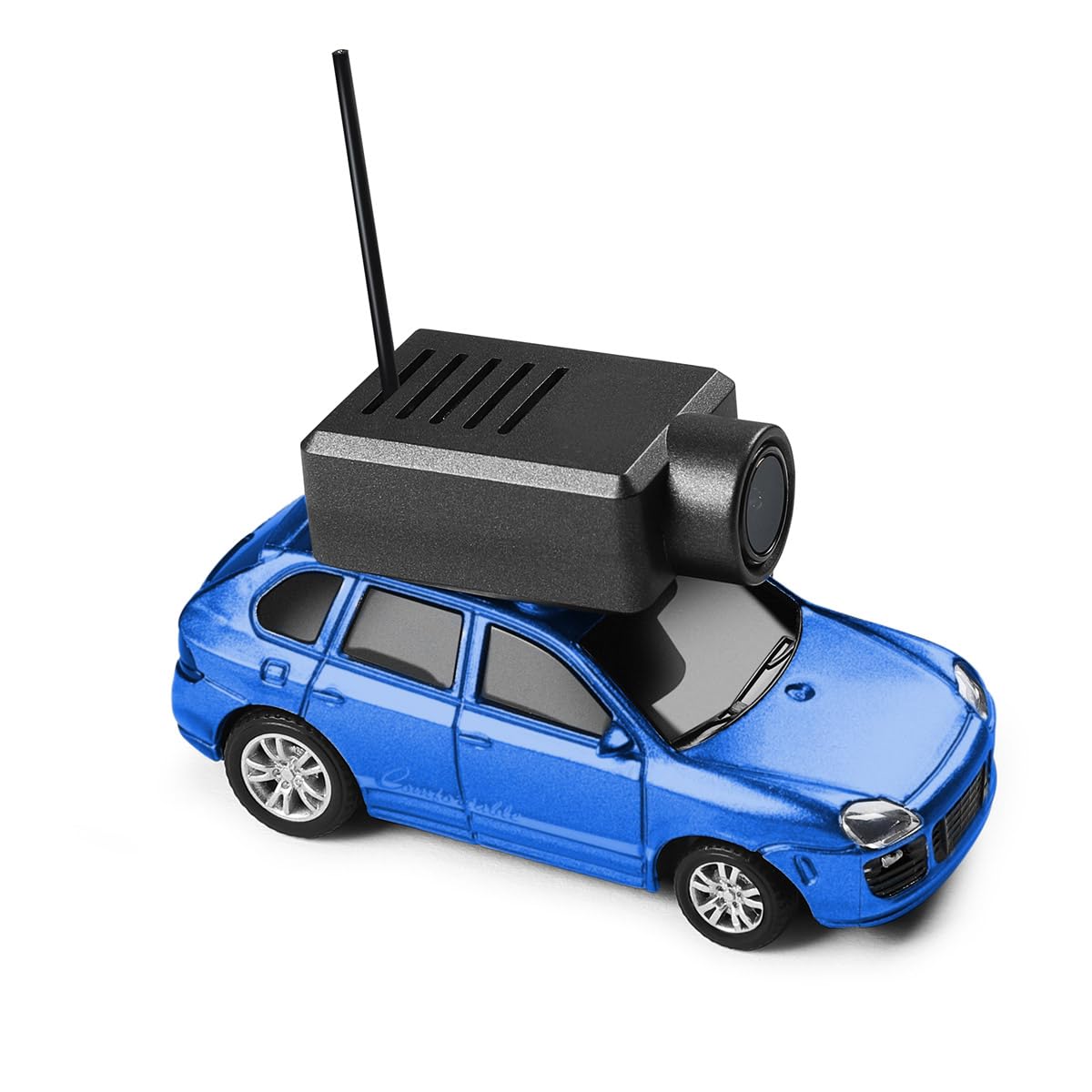 FunXylophy WL 1/64 FPV RC Mini Car, APP-Controlled Fully Proportional RC Car with HD FPV Camera, 3 Speed Modes and LED Lights (RTR Version)