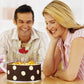 Kaoenla Gold Glitter Happy Anniversary Cake Topper