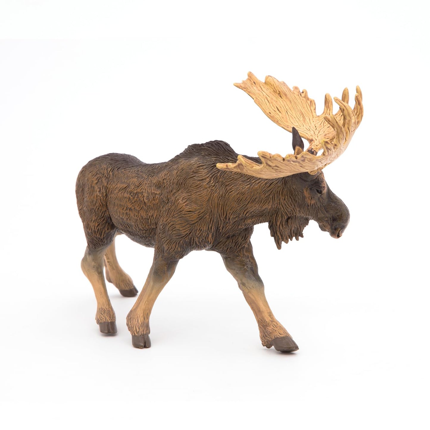 Papo Standing North American Moose Toy Figure, Multicolor