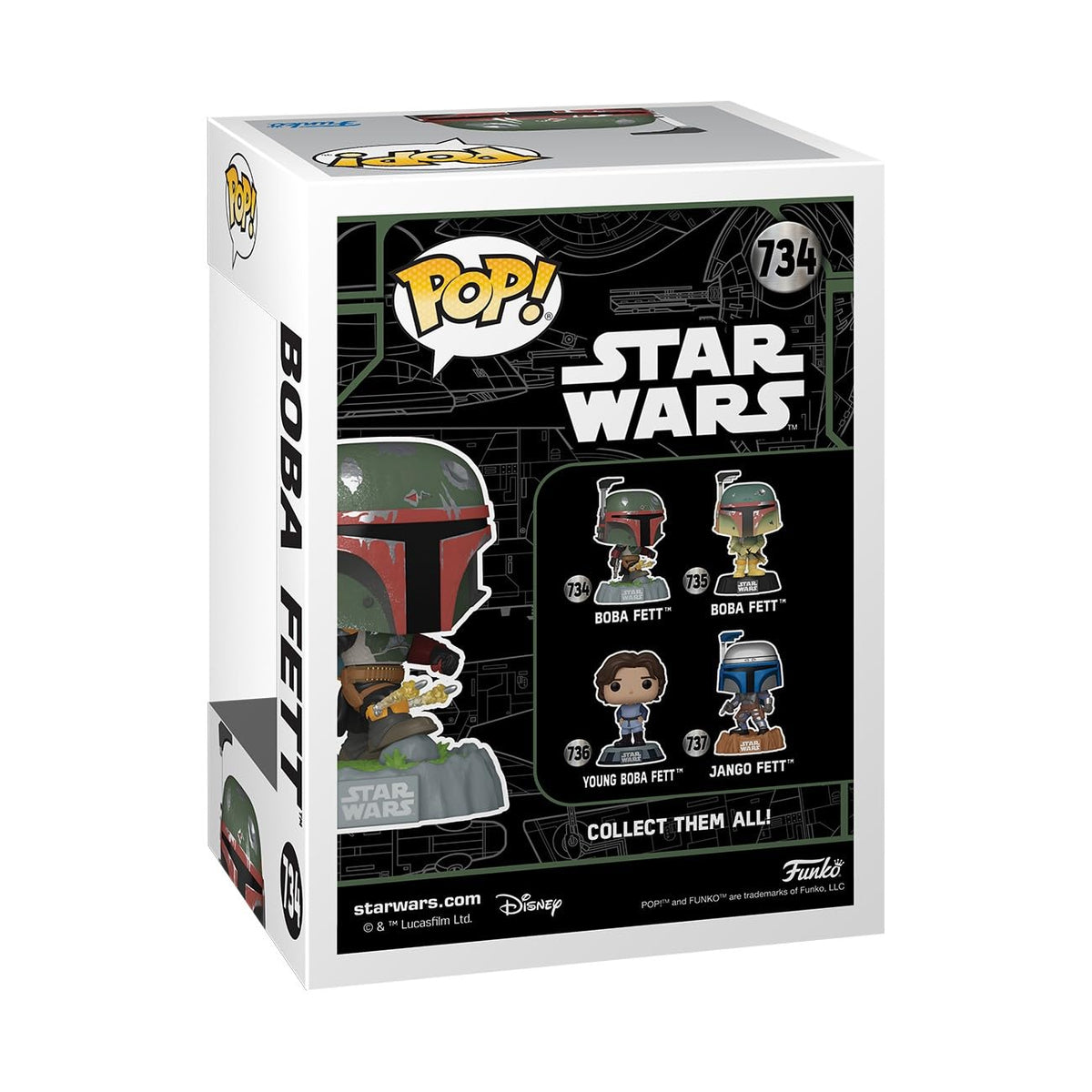 Funko POP! Star Wars: Boba Fett with Rockets - Collectable Vinyl Figure - Gift Idea - Official Merchandise - for Kids & Adults - Movies Fans - Model