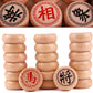 EatingBiting Beechwood Chinese Chess Set Xiangqi Games Sets with Chessboard + Hard Paper Box Chess Board Size: 40x35cm Chess Size 1.38 inch 中国象棋