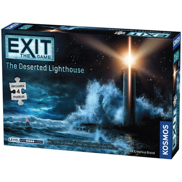 EXIT: The Deserted Lighthouse (With Jigsaw Puzzle) | Exit: The Game - A Kosmos Game | Family-Friendly, Jigsaw Puzzle-Based at-Home Escape Room