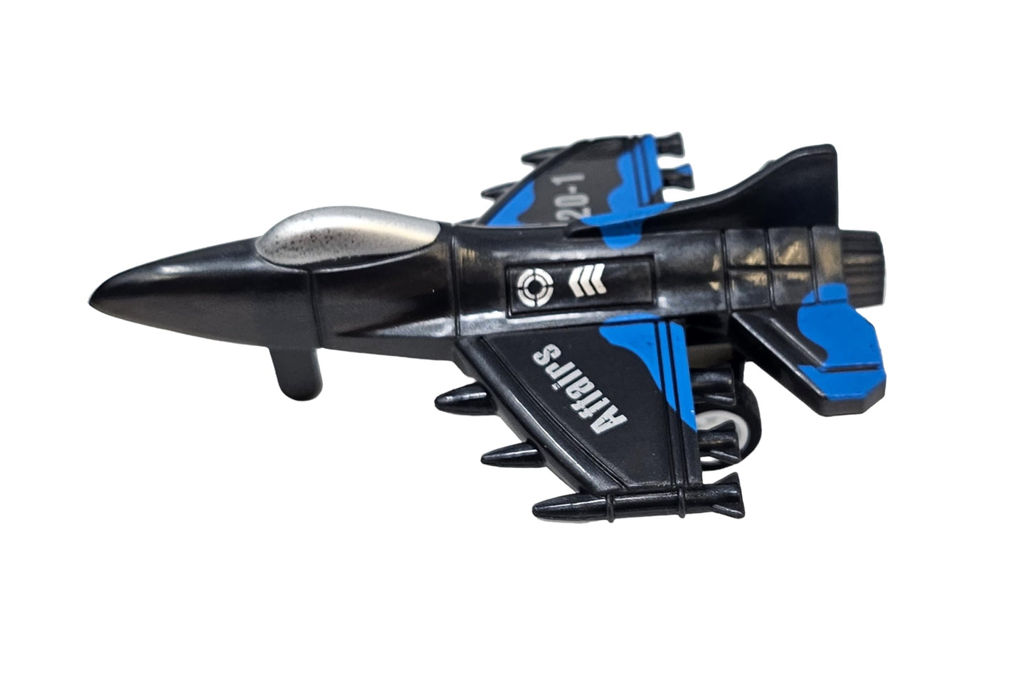 12 PIeces Camo Black Military Fighter Jet Toy Set, 3.5 Inches, Pull-Back-and-Release Action