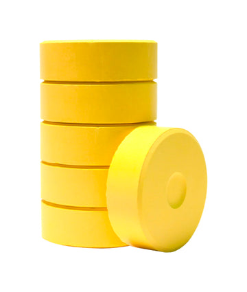 Jack Richeson Large Tempera Cakes, Brilliant Yellow, Pack of 6