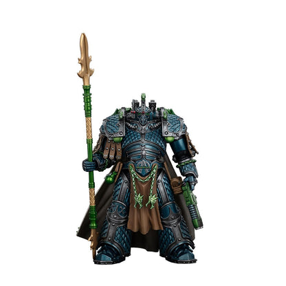 JOYTOY Action Figures Warhammer 40K 7.48inch Alpha Legion Alpharius, Primarch of The XXth Legion 1/18 Movable Model Collectible Figurine Ages 15+