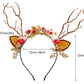 Kimglurs Christmas Girl Headwear Hand-made Headdress for Party Snowman Antler Headband for Kids Adults(Hairband