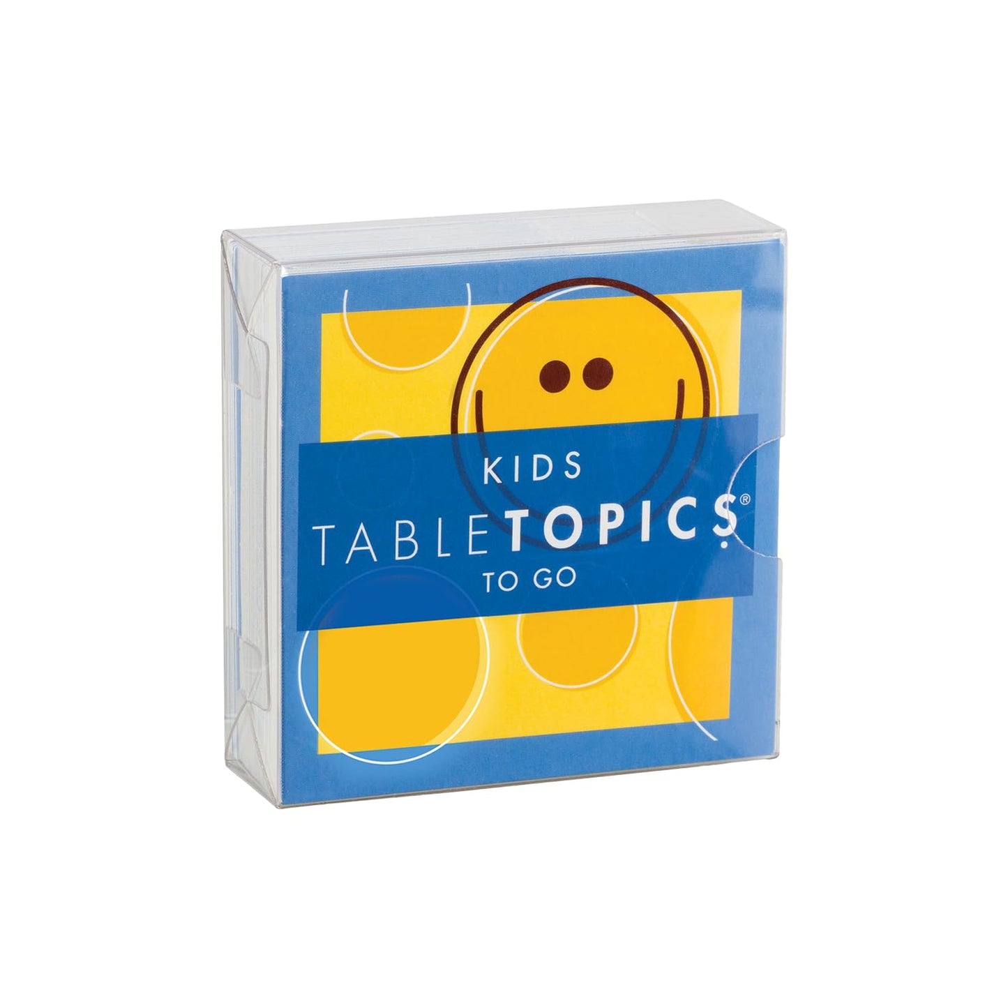 TableTopics Kids "To Go" Question Game with Conversation Cards for Kids - 40 Conversation Starters for Families to Play at the Dinner Table, Family