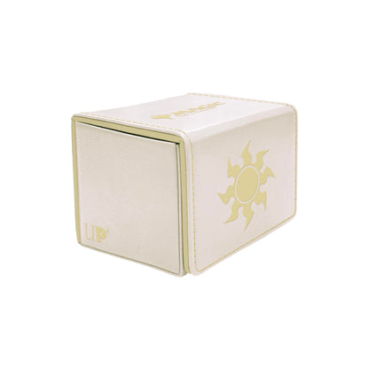 Ultra Pro - Mana 8 Alcove Edge Deck Box - Plains for Magic: The Gathering, Store & Protect up to 100 Standard Size MTG Cards, Great for Commander