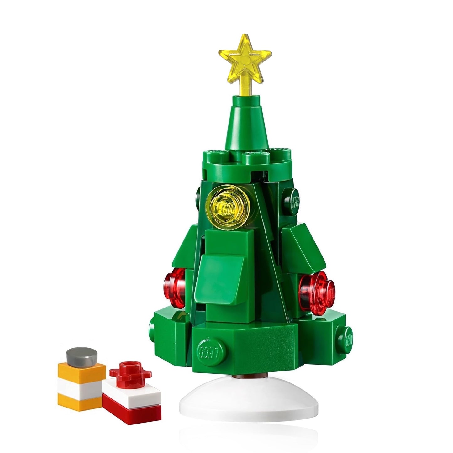 LEGO Holiday Combo Pack - Christmas Tree with Presents, Holiday Wreath, 2 Candy Canes, and Santa Claus with North Pole Stand