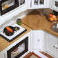 iLAND Dollhouse Furniture and Accessories Set Dollhouse Kitchen Modern Kit, Complete Miniature Cabinets Oven Refrigerator with Cookware fit 1/12 Scale