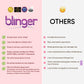 blinger® Diamond Starter Set - Dreams - as seen on Shark Tank | 75 Colorful Rhinestone Gems | Hair Bling Styling Tool | Easy to Use | Hair-Safe Jewel