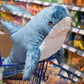 OUKEYI 30 Inch Giant Shark Stuffed Animal Pillow, Soft Shark Toys Big Shark Plush Pillows for Kids,Comfortable Sleeping Pillow Back Cushion Doll Gift