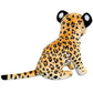 TUKVESZE Brown Cheetah Stuffed Animals 8 inch, Cute & Lifelike Cheetah Stuffed Animals Plush Toy, Gifts for Boys and Girls (8 inch)