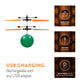 World Tech Toys Ninja Turtles Michelangelo Flying Toy - Motion Sensing Flying Ball with USB Charging - TMNT Licensed - Indoor/Outdoor Drone for Kids