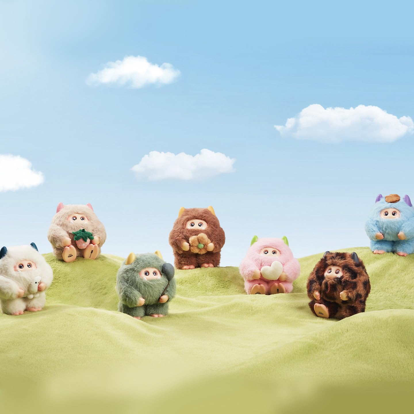 OHKU Giggle Monster Marshmallow Dreams Series Vinyl Plush Blind Box Random Design Action Figures Collectible Toys Home Decorations Holiday Birthday