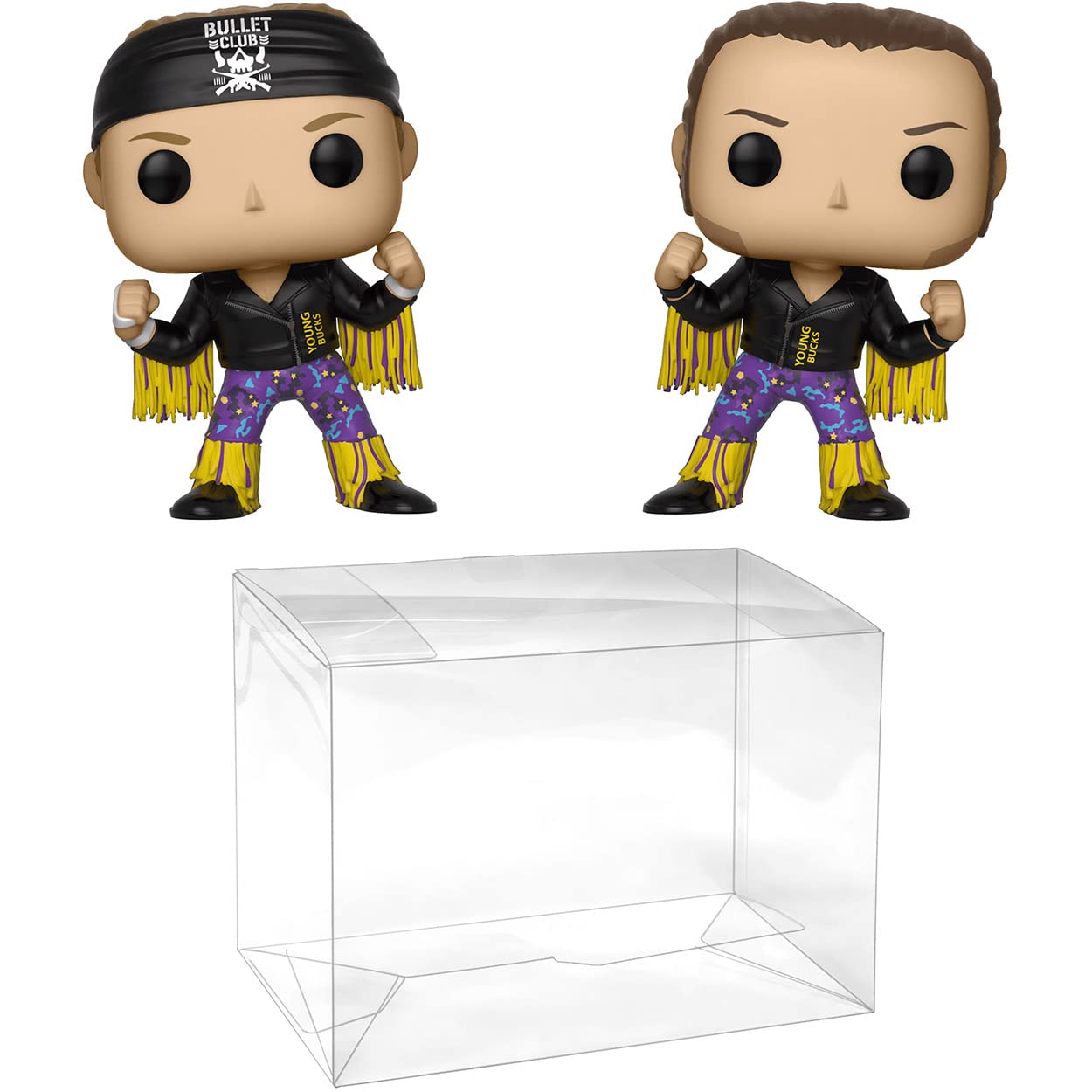 Funko The Y o u n g B u c k s (Hot Topic Exc): P o p ! Vinyl Figurine Bundle with 1 Compatible Protector (30354 - B)