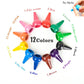 LECAMEBOR Finger Crayons, Non-Toxic Crayon for Kids Washable Palm-Grip Crayons 12 Colors Paint Crayon Sticks Stackable Toys for Boys and Girls