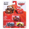 Disney Pixar Cars Mini Racers 3 Pack (Rusteze Cruz Ramirez - Sterling - Lightning McQueen with Headset)