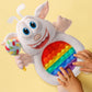 Booba Pop Sensory Plush Doll - Two in One - Fidget and Plush Toy Show Booba Cute, Soft, Stuffed Plush Plush Doll for Kids - Officially Licensed