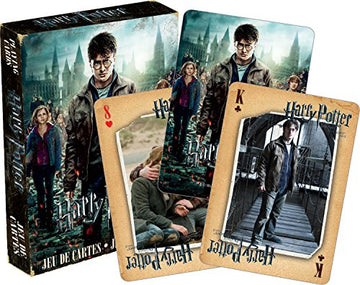 AQUARIUS Harry Potter Playing Cards - Deathly Hallows Deck of Cards for Your Favorite Card Games - Officially Licensed Harry Potter Merchandise