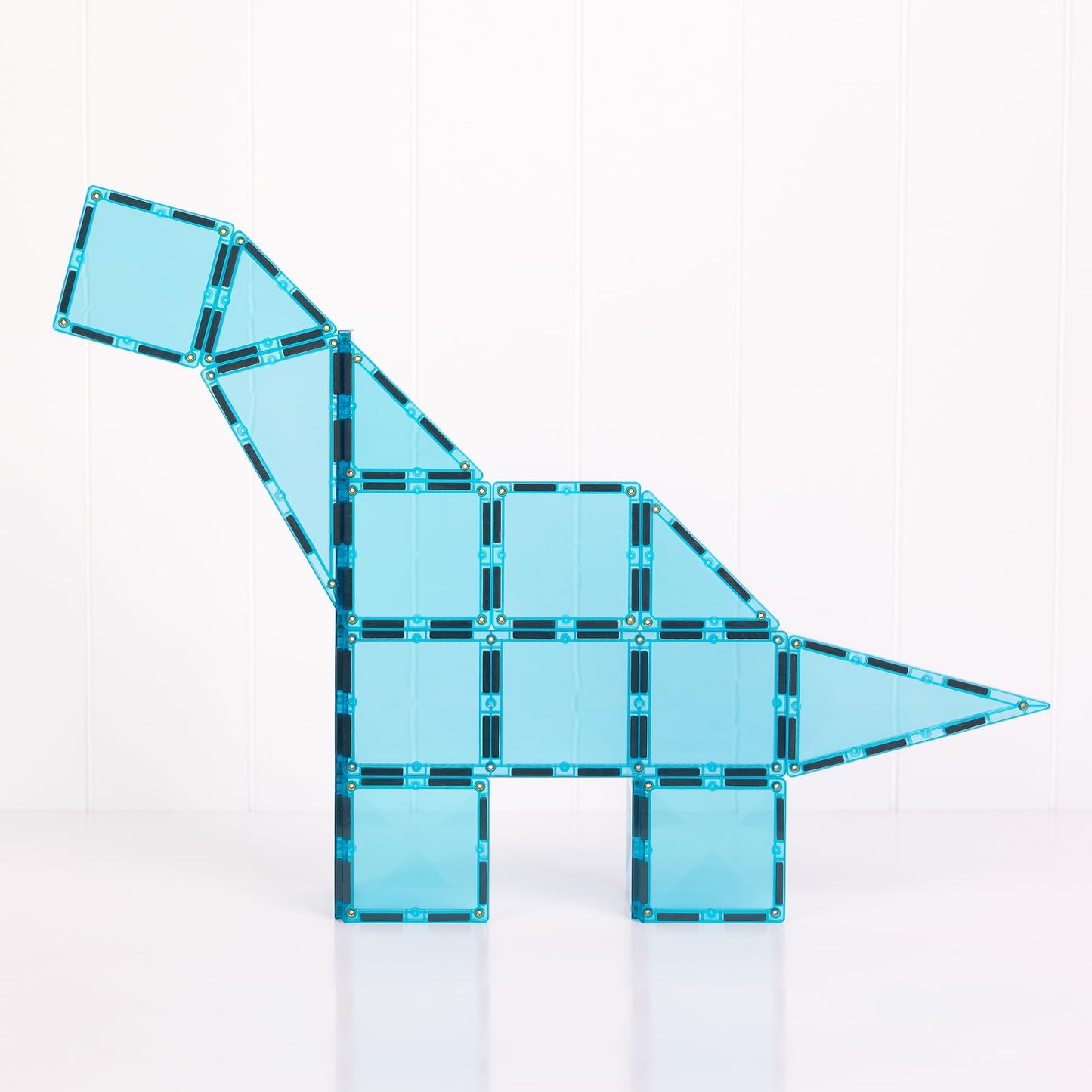 CONNETIX Magnetic Tiles Charity Edition Teal Pack, 20 Pieces