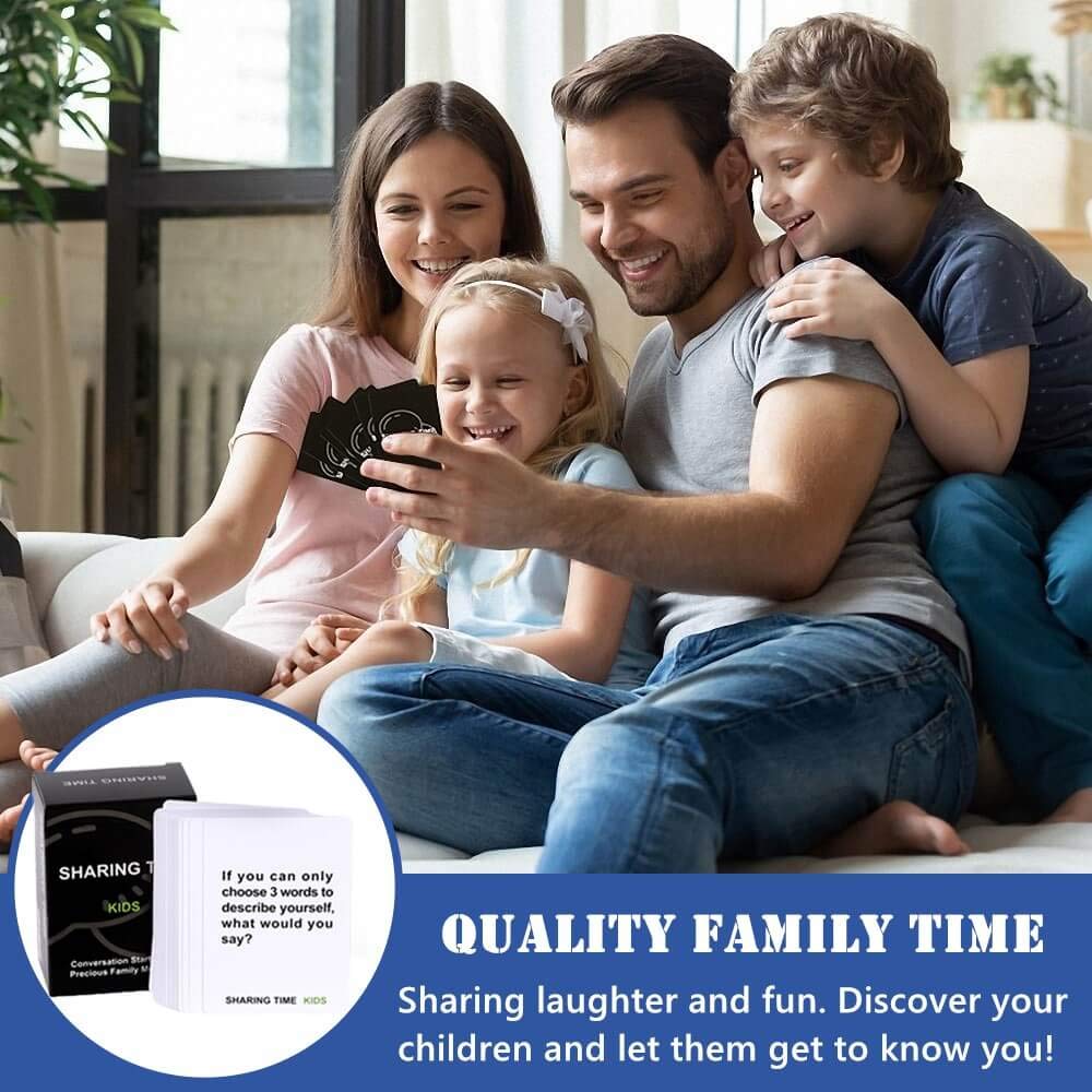 Family Conversation Cards for Kids and Parents Conversation Starters Fun