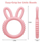 MISSLILI Silicone Babies Teethers Baby Teething Toys for Soothe Massage Sore Gums for 3-12 Months Infants, BPA Free, Easter Gifts for Boys and Girls