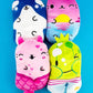Cats vs Pickles - Swimmy - Key West Kitty, Finely, Willy, & Walter - 4-Pack - 4" Cute Cuddly Collectible Bean Plush Toy - are You Team Cat or Team