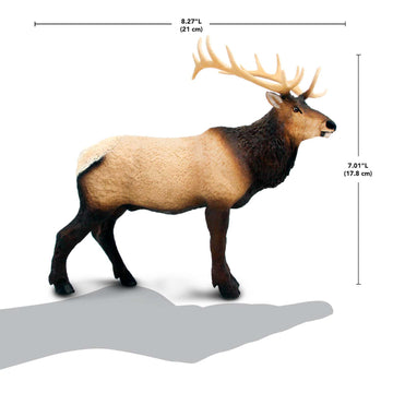 Safari Ltd. Elk Figurine - Realistic 8" Model Figure - Educational Toy for Boys, Girls & Kids Ages 3+