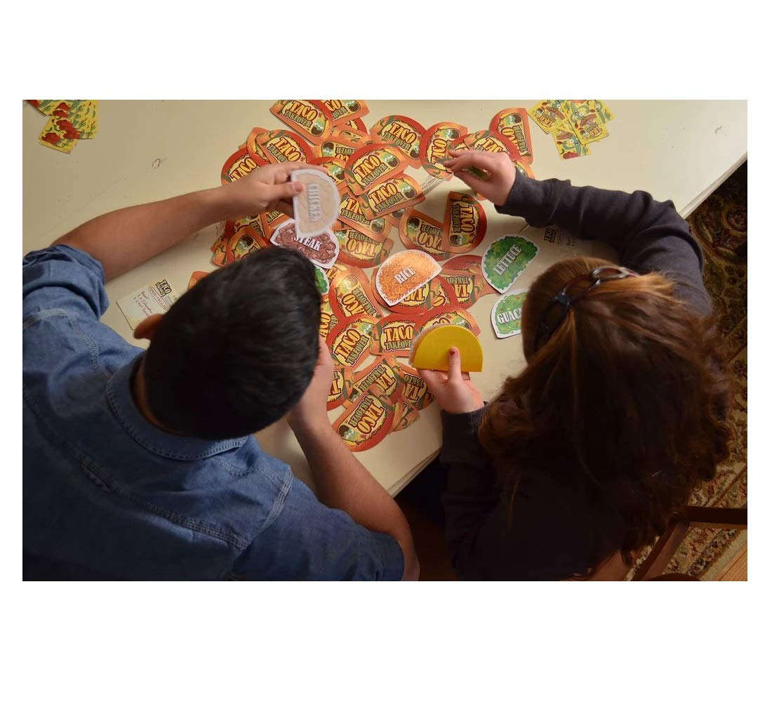 University Games Taco Takeover Food Stuffing Party Game for Kids
