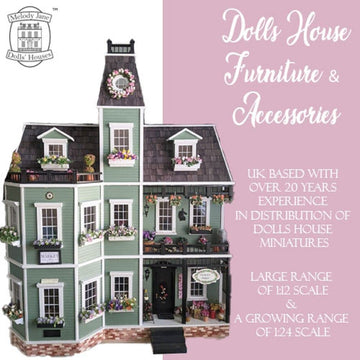 Melody Jane Dolls Houses Dollhouse Miniature Victorian Knob w/Back Plate by Houseworks