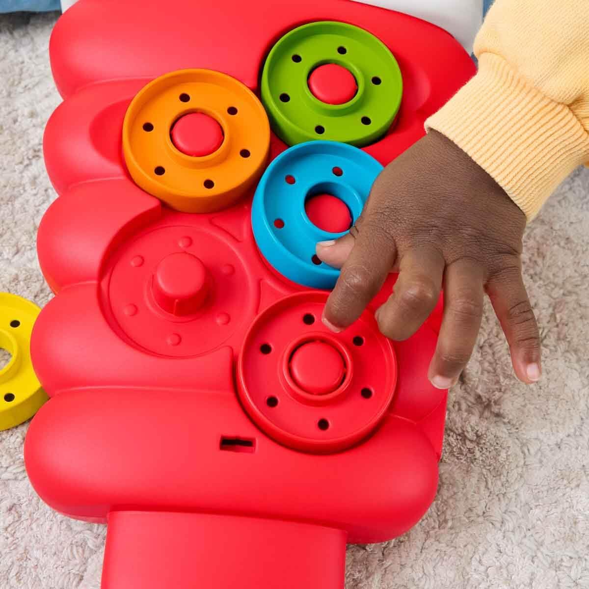 Fisher-Price Baby & Toddler Toy Drop Through Rock-a-Stack, Coin Drop Activity for Developmental Play Infants Ages 9+ Months