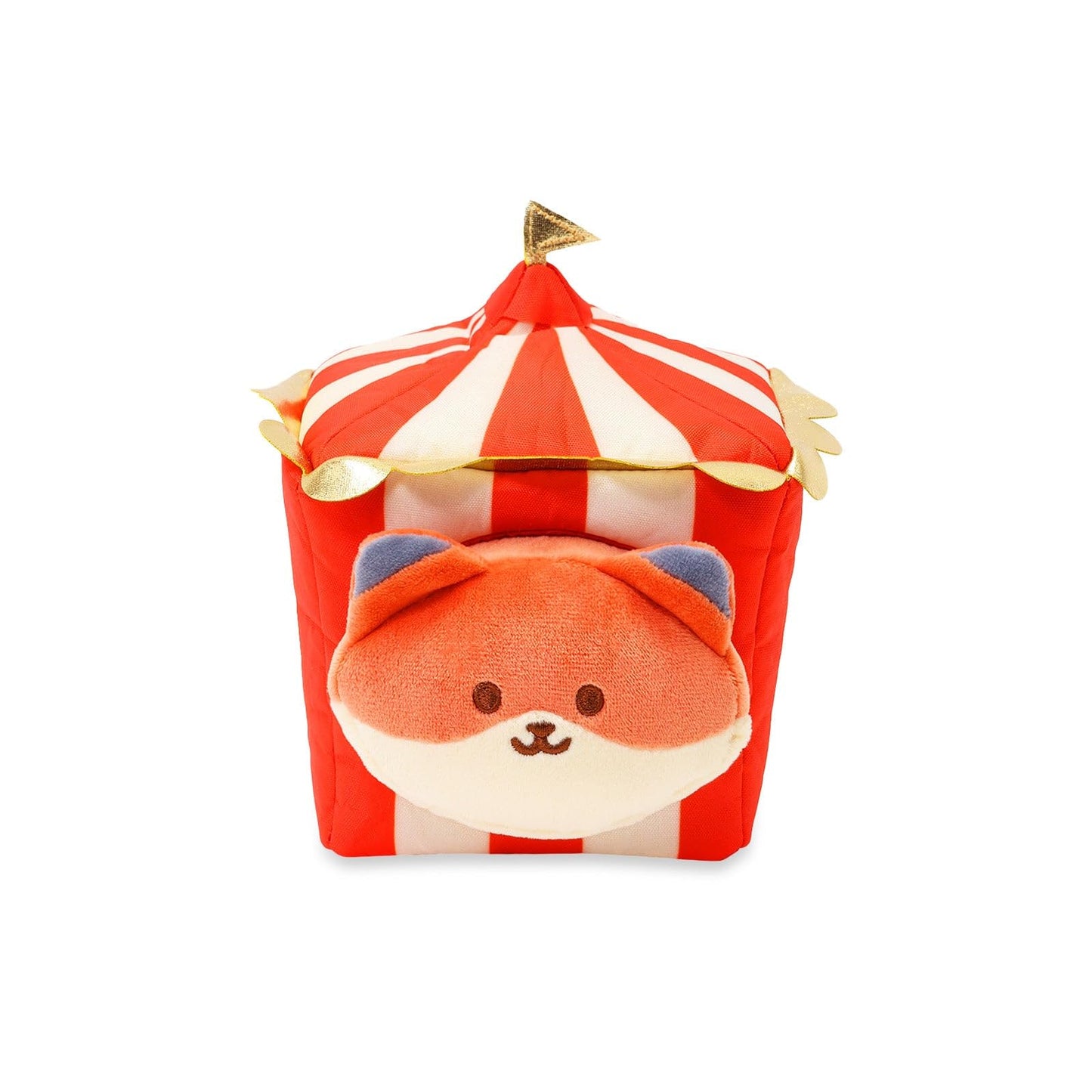 Anirollz Circus Tent Foxiroll Outfitz Plush - Removable Tent Costume Fox Plush, Soft Stuffed Animal Toy