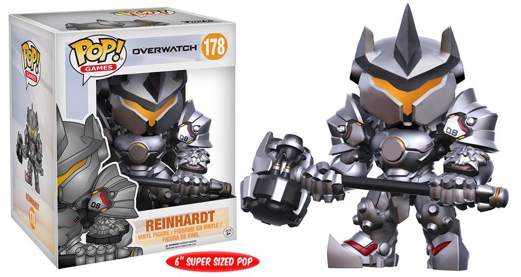 Funko POP Games: Overwatch Reinhardt Toy Figures