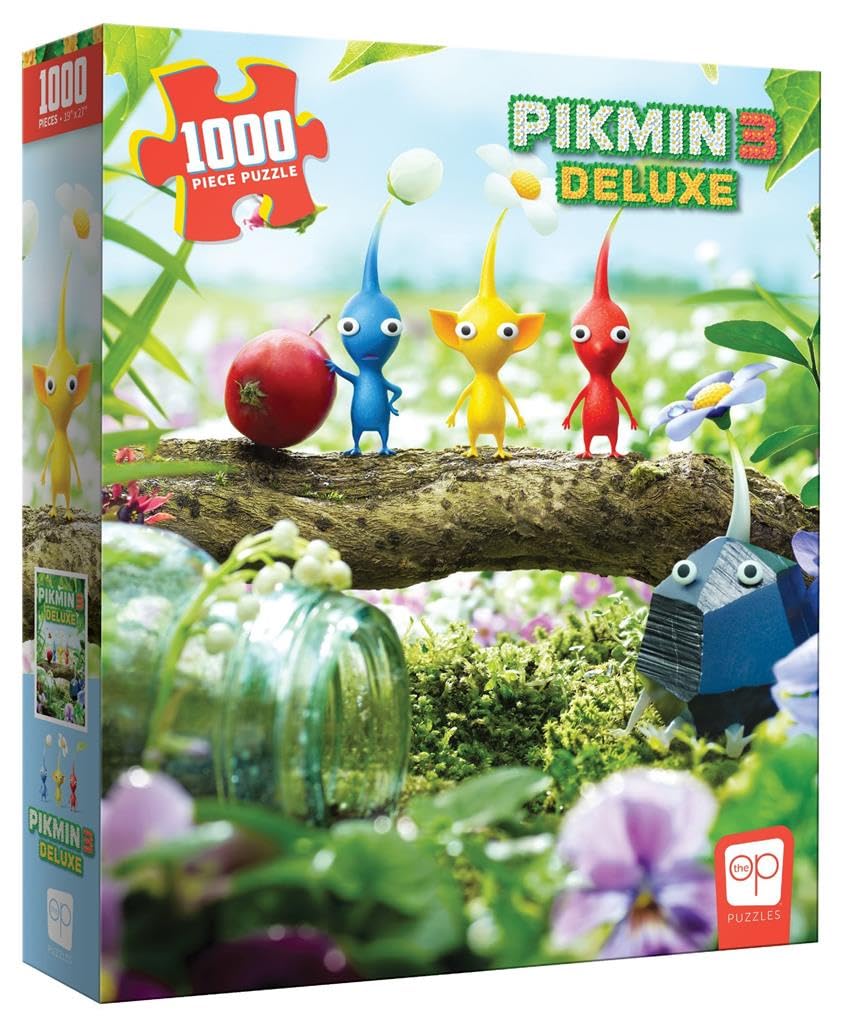 Pikmin 3 Deluxe 1000 Piece Jigsaw Puzzle | Collectible Puzzle Featuring Familiar Pikmin Characters from the Nintendo Switch Game | Officially Licensed