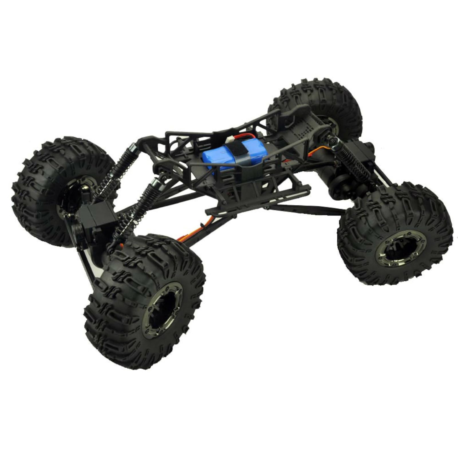 Redcat Racing Danchee Ridgerock 1/10 Scale 4WD Electric RC Rock Crawler - RC Truck RTR with 2.4GHz Radio, Dual Motors, 4-Wheel Steering, USB Charger