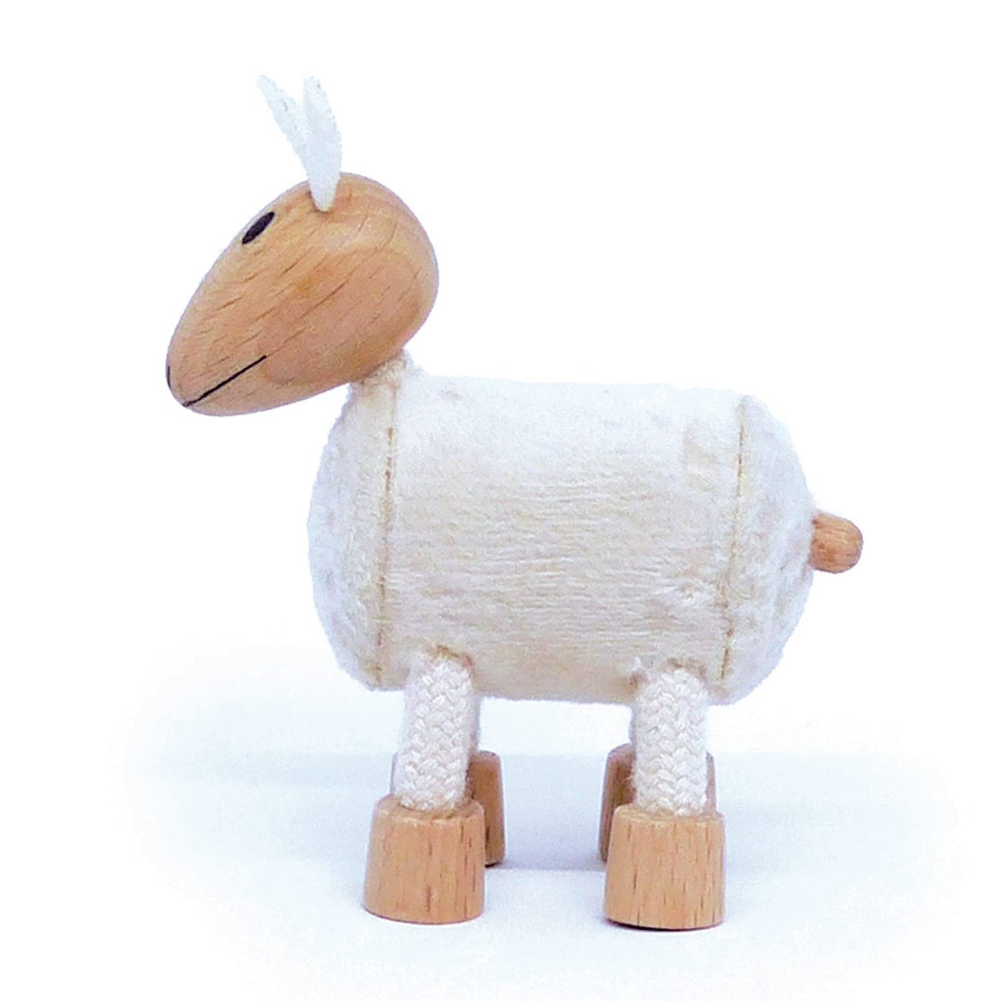 Sheep Wooden Animal Toys for Toddler, Fun and Posable Wooden Farm Toy, Wooden Toys, Wood Farm Animals, Early Education Boys and Girl, Bendable Figures