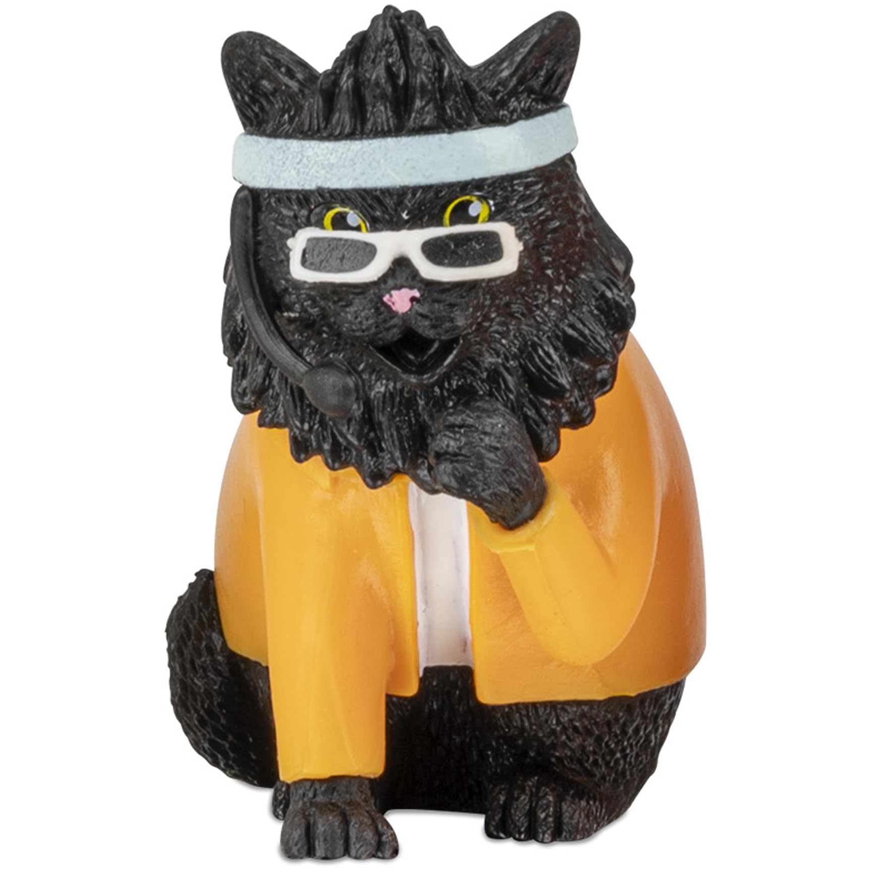 Archie McPhee Boy Band Cats - Set of 4 Soft Vinyl Figures for Crazy Cat Ladies & Lovers, Celebrating 90s Pop Group Hiss2Purr - Nostalgic Novelty Toy
