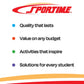Sportime Dur-O-Hoops, 6 Colors, 24" and 28" Sizes (Set of 12)