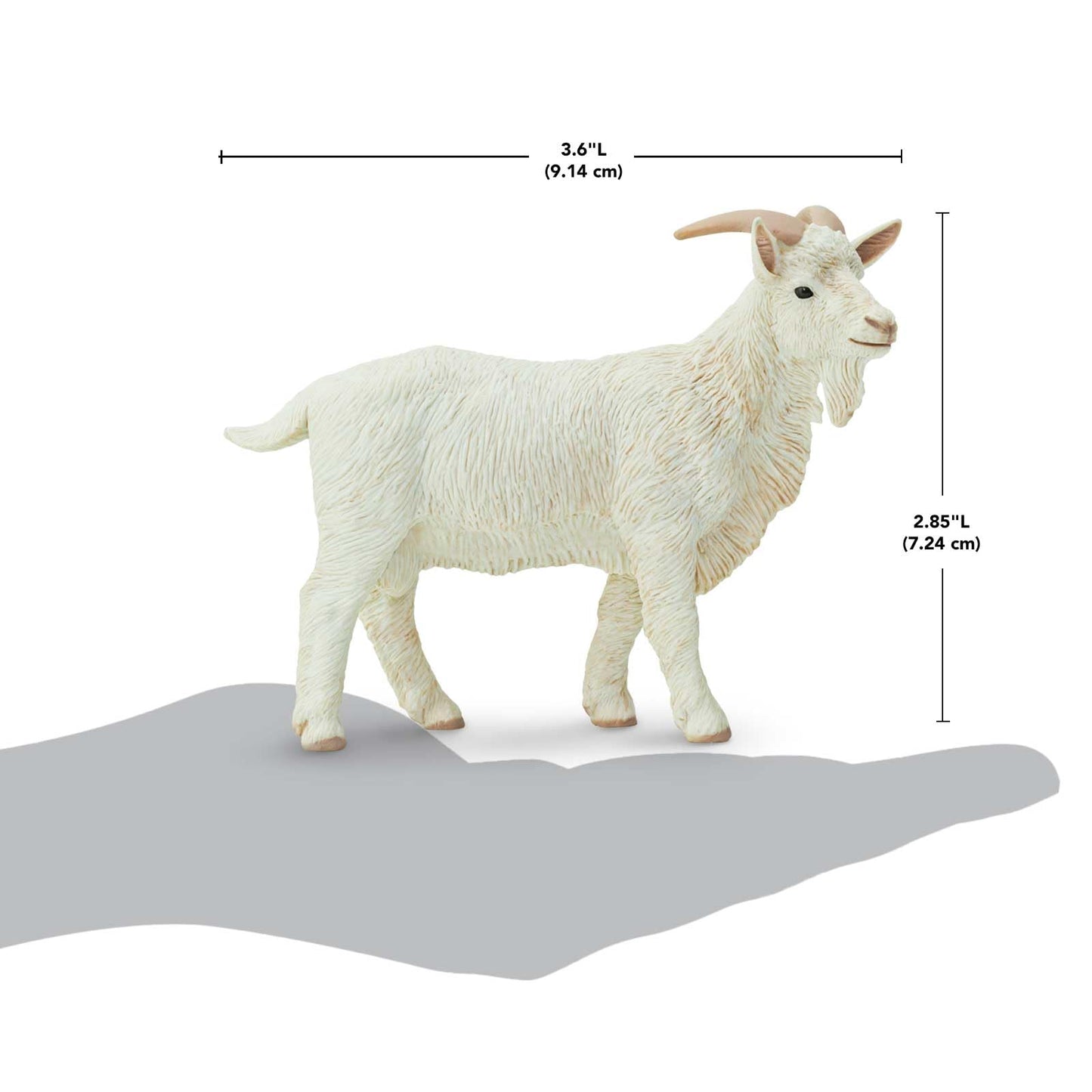 Safari Ltd. Billy Goat Figurine - Lifelike 3.75" Figure - Educational Toy for Boys, Girls, and Kids Ages 1+