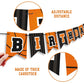 Levfla Basketball Happy Birthday Banner Basketball Party Decorations Basketball Themed Birthday Party Banner Garland Sign for Sports Theme Game Day