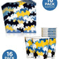 Batman Birthday Decorations Set with Batman Party Decorations and Complete Batman Party Supplies for Kids Superhero Tableware Plates Cups Napkins