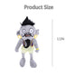 3 PCS PVZ Plant and Zombies Plush Toy Stuffed Soft Doll, 2025 Upgraded Rock Roll Zombie, Bullfight Zombie, God Light Zombie Plush Figure Toy