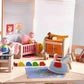 HABA Little Friends Babies Marie & Max - 2.5" Twin Baby Dollhouse Toy Figures (2 Piece Set)