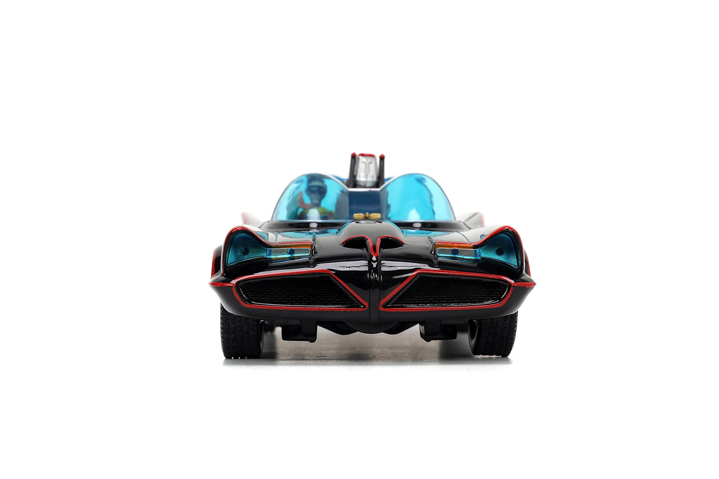 toy Cars DC Comics 1:24 Classic TV Series Batman Batmobile Die-Cast Car & 2.75" Batman, Robin, Penguin, & The Joker Figures