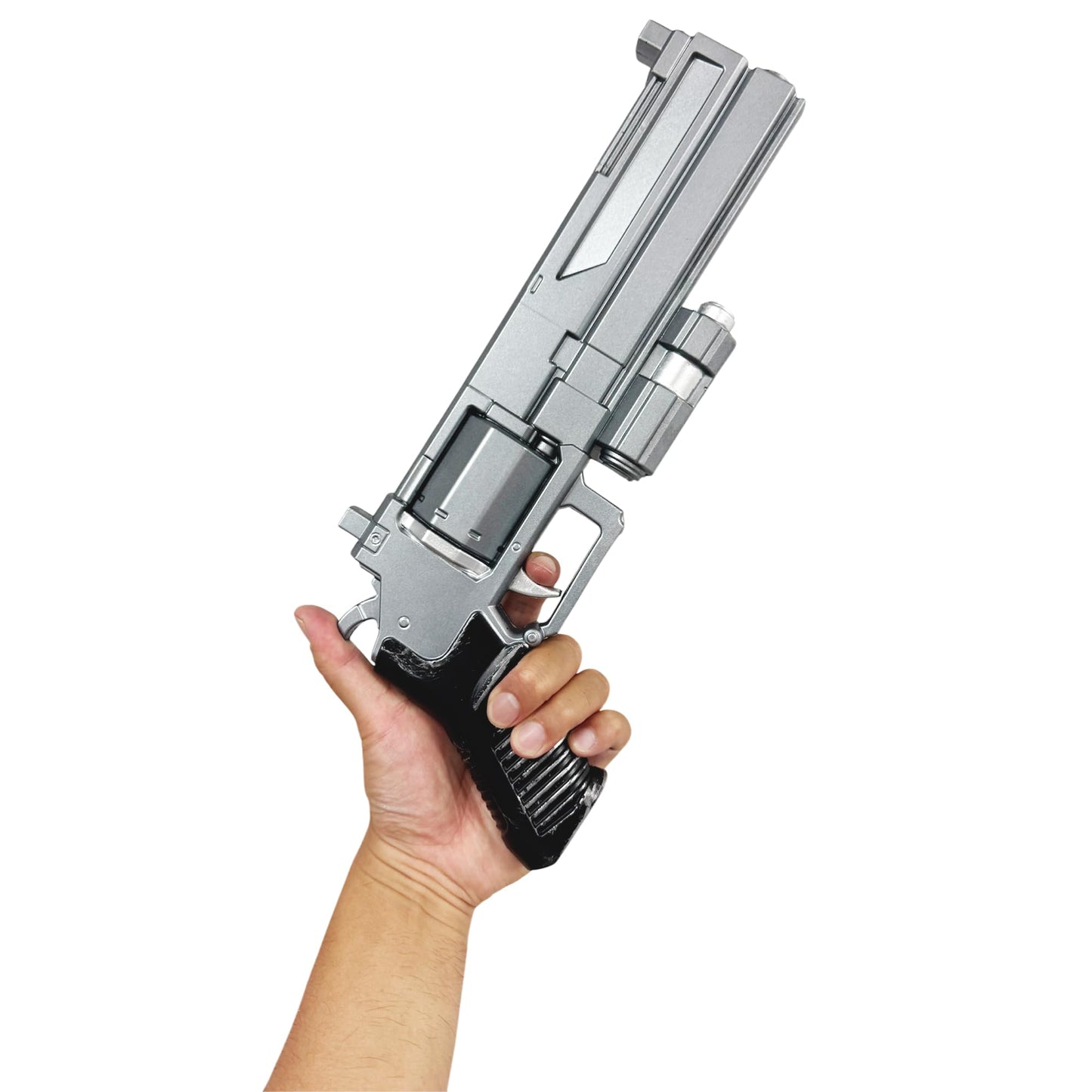 Foam Revolver - 12.5" Lightweight PU Prop Gun for Cosplay, Halloween & Display - Collectible Non-Firing Sidearm for Fans & Gamers