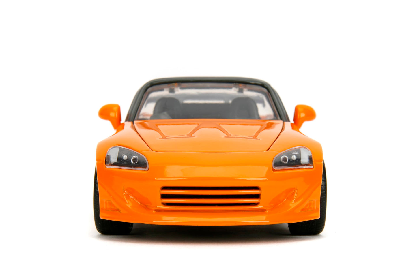 Jada 2001 Honda S2000 with Naruto Figure - Die-Cast Vehicle - 1:24 Scale, Opening Doors, Hood & Trunk, Rubber Tires - Hollywood Rides Anime Series