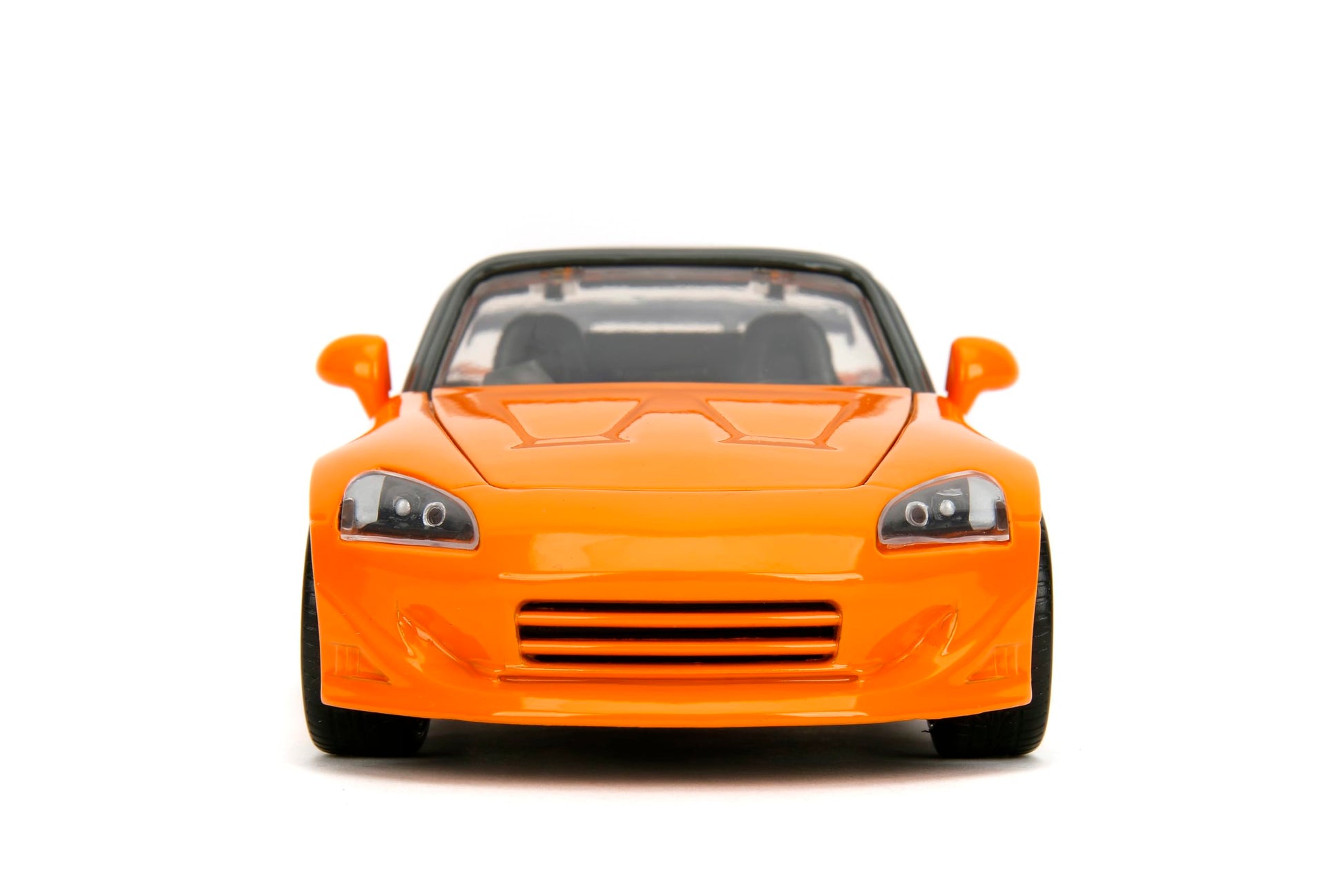 Jada 2001 Honda S2000 with Naruto Figure - Die-Cast Vehicle - 1:24 Scale, Opening Doors, Hood & Trunk, Rubber Tires - Hollywood Rides Anime Series
