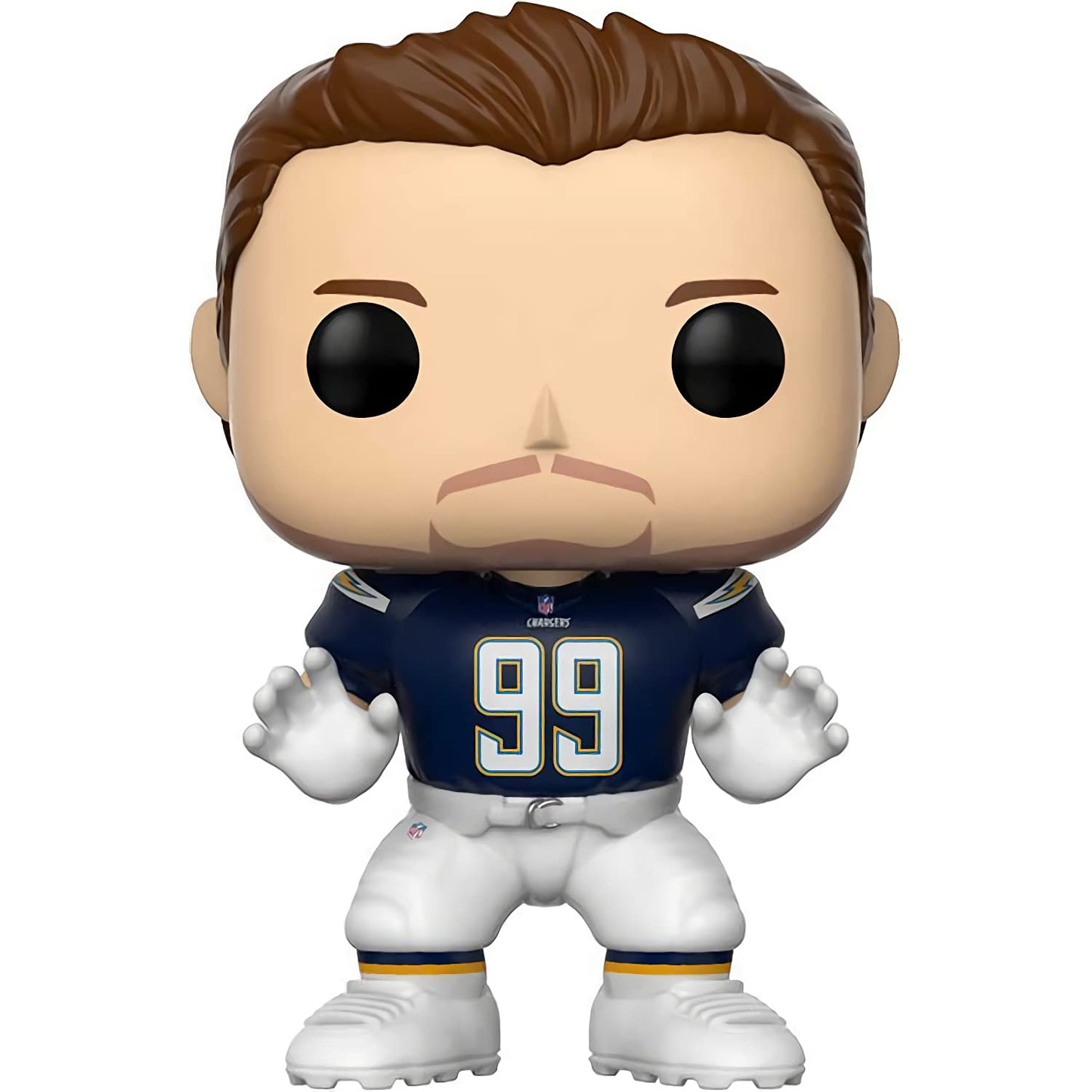 J o e y B o s a [Charge r s Home]: Fun ko P o p ! Football Vinyl Figurine Bundle with 1 Compatible 'ToysDiva' Graphic Protector (075-20166 - B)